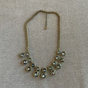 Loft Blue Jewel statement Necklace